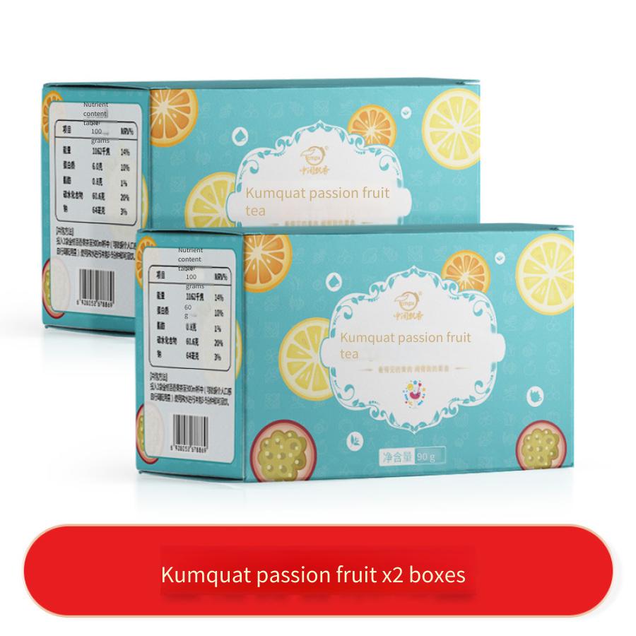 Kumquat passion fruit tea, coffee mate