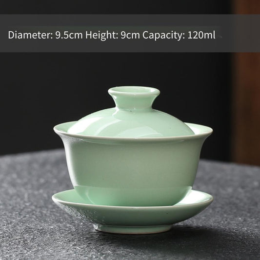 GW001 Ru kiln covered bowl, gaiwan